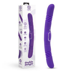 Electric EEL Inc. Together Couples Double Delight Purple – Rechargeable Dual-Ended Vibrator