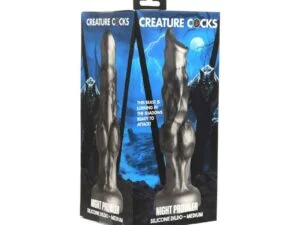 XR LLC Creature Cocks Night Prowler Silicone Dildo Medium * Fantasy Wolfdog Beast Design with Suction Cup Base