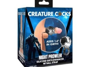 XR LLC Creature Cocks Night Prowler Silicone Girth Enhancer with Ball Strap Large