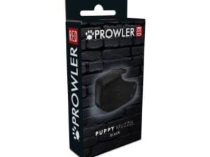 Simply Pleasure Ltd Prowler RED Puppy Muzzle Black Comfortable Neoprene Dog Muzzle for Role Play