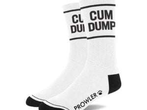 Simply Pleasure Ltd Prowler RED Cum Dump Socks – White with Black Accents