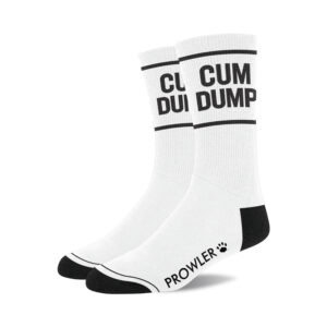 Simply Pleasure Ltd Prowler RED Cum Dump Socks – White with Black Accents