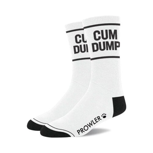 Simply Pleasure Ltd Prowler RED Cum Dump Socks - White with Black Accents
