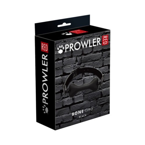 Simply Pleasure Ltd Prowler RED Bone-Shaped Ball Gag - Adjustable Silicone Restraint for Beginners and Enthusiasts