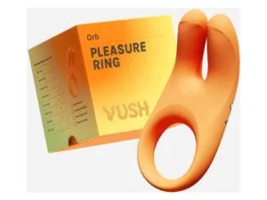 VUSH Orb Pleasure Ring – Couples & Beginner Friendly Clitoral Stimulator with 10 Vibration Modes