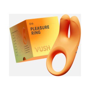 VUSH Orb Pleasure Ring – Couples & Beginner Friendly Clitoral Stimulator with 10 Vibration Modes