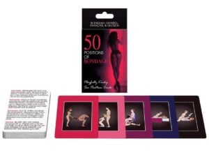 Kheper 50 Positions of Bondage Game for Couples - Playful Kinky Sex Position Cards
