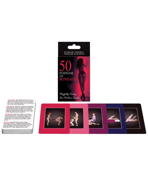 Kheper 50 Positions of Bondage Game for Couples - Playful Kinky Sex Position Cards
