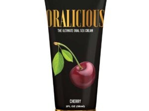 Oralicious Cherry Edible Sex Cream – 2 oz Tasty Lubricant for Enhanced Oral Pleasure by Hott Products