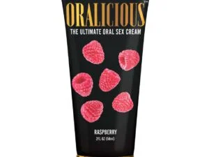 Oralicious Raspberry Edible Sex Cream - 2 oz by Hott Products