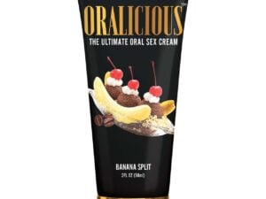 Oralicious Banana Split Edible Sex Cream – 2 oz by Hott Products