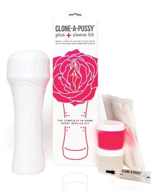 Clone-A-Pussy Plus+ Sleeve Kit by Clone-A-Willy – Custom Body-Safe Vaginal Lips Replica with Attachments
