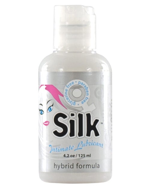Sliquid Silk Hybrid Lube Glycerine & Paraben Free - 4.2 oz by Sliquid
