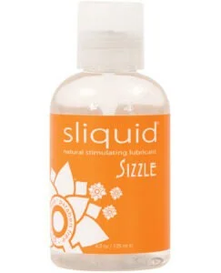 Sliquid Sizzle Warming Lubricant – 4.2 oz Glycerine & Paraben Free by Sliquid