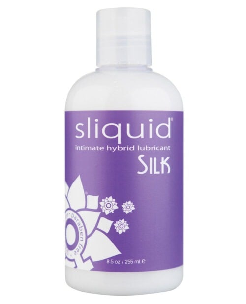 Sliquid Silk Hybrid Lube Glycerin & Paraben Free – 8.5 oz Bottle by Sliquid