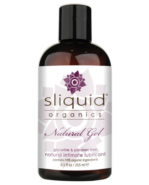 Sliquid Organics Natural Lubricating Gel - 8.5 oz | Glycerine & Paraben-Free, Certified Organic Botanical Extracts, Vegan & Made in USA