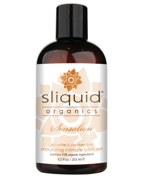 Sliquid Organics Sensation Water-Based Organic Lubricant - 8.5 oz