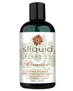 Sliquid Organics Oceanics Lubricant - 8.5 oz | Natural Seaweed Infused Organic Lubricant for Sensitive Skin