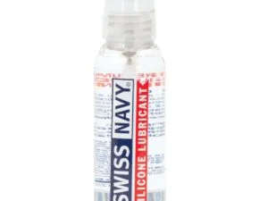 Swiss Navy Silicone Personal Lubricant - 2 oz Bottle for Enhanced Comfort and Intimacy