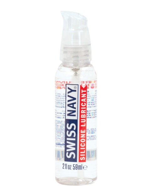 Swiss Navy Silicone Personal Lubricant - 2 oz Bottle for Enhanced Comfort and Intimacy
