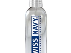 Swiss Navy Water Based Lubricant - 4 oz Bottle for Couples, Toys, and Sensitive Skin