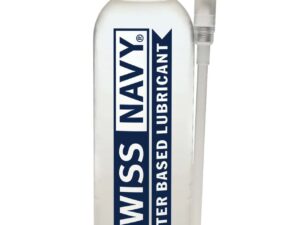 Swiss Navy Water Based Lubricant - 32 oz Bottle for Comfortable and Compatible Use