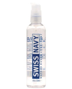 Swiss Navy Water Based Lubricant - 8 oz Bottle for Couples, Her, and Him