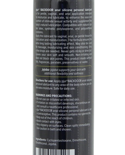 Pjur Back Door Anal Silicone Personal Lubricant - 100 ml Bottle - Image 4