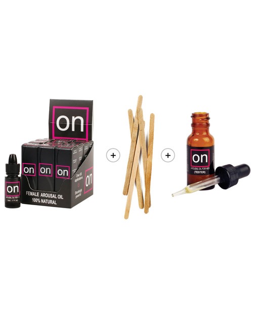 On Natural Arousal Oil for Her Refill Pack by Sensuva – 12 Counts - Image 2
