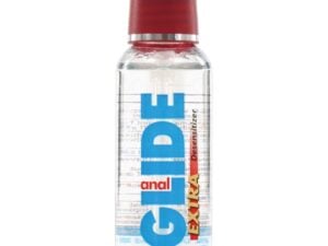 Body Action Anal Glide Extra 2 oz Pump Bottle - Desensitizing Water-Based Lubricant and Anal Desensitizer