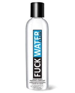 Fuck Water Clear H2O Water-Based Personal Lubricant – 4 oz Bottle by Fuck Water