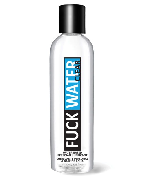 Fuck Water Clear H2O Water-Based Personal Lubricant – 4 oz Bottle by Fuck Water