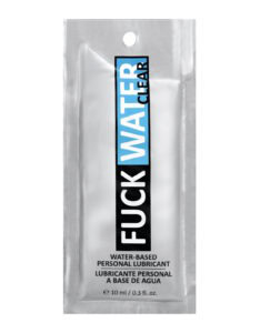 Fuck Water Clear H2O Personal Lubricant - 0.3 oz Foil Pack by Fuck Water