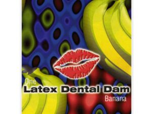 Trust Dam Latex Dental Dam - Banana Flavor for Safer Oral Encounters