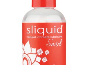 Sliquid Naturals Swirl Cherry Vanilla Lubricant - 4.2 oz Water-Based, Flavored, Glycerin and Paraben Free by