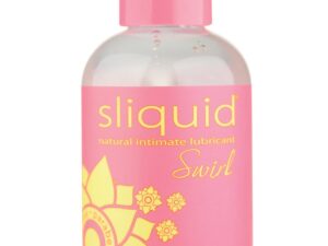 Sliquid Naturals Swirl Pink Lemonade Lubricant - 4.2 oz Water-Based, Flavored, Glycerin & Paraben Free