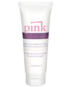 Pink Indulgence Creme Water-Based Lubricant with 5% Silicone – 3.3 oz Tube by Empowered Products