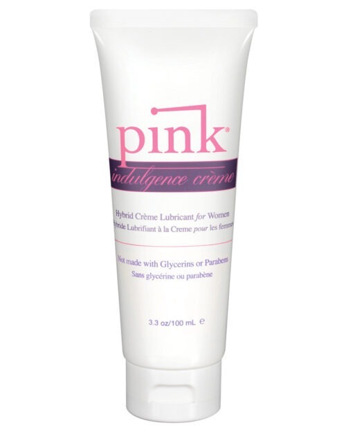 Pink Indulgence Creme Water-Based Lubricant with 5% Silicone – 3.3 oz Tube by Empowered Products