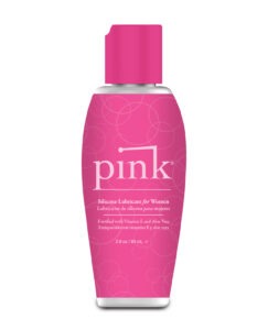 Pink Silicone Lube – 2.8 oz Silicone-Based Lubricant with Aloe Vera and Vitamin E by Empowered Products
