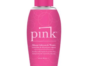 Pink Silicone Lube – 2.8 oz Silicone-Based Lubricant with Aloe Vera and Vitamin E by Empowered Products