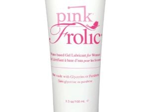 Pink Frolic Gel Lubricant by Empowered Products – 3.3 oz Water-Based, Glycerin-Free, Anti-Bacterial, Hypoallergenic