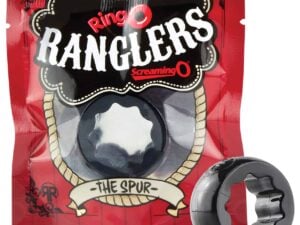 Screaming O RingO Rangler Spur Penis Enhancement Ring - Waterproof, Reusable, Silicone Stretch Ring