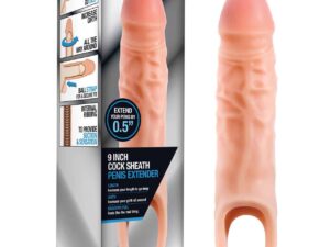 Blush Performance 9 Inch Cock Sheath Penis Extender – Flesh