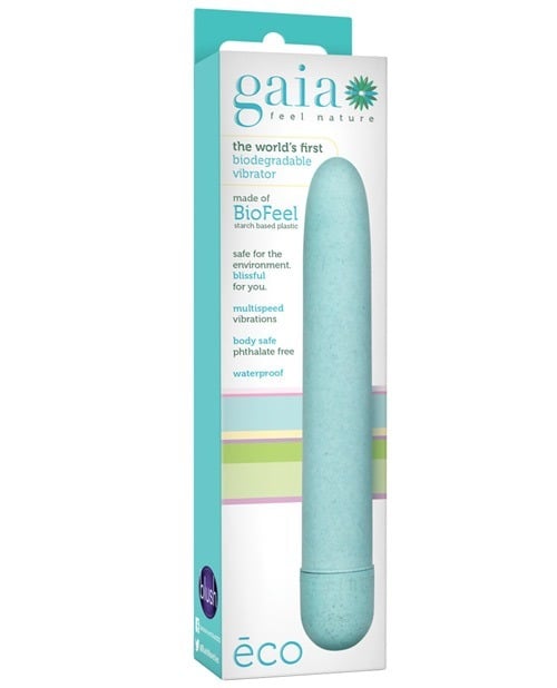 Blush Gaia Biodegradable Vibrator Eco - Aqua - Image 2