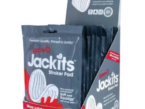 Screaming O Jackits Stroker Pad – Clear, Soft & Textured Masturbation Sleeve