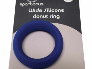 Spartacus 1.5-inch Wide Silicone Donut Ring – Blue for Penis Enhancement