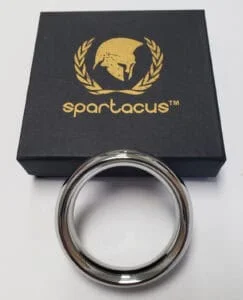 Spartacus 1.75-inch Stainless Steel Donut C-Ring for Men