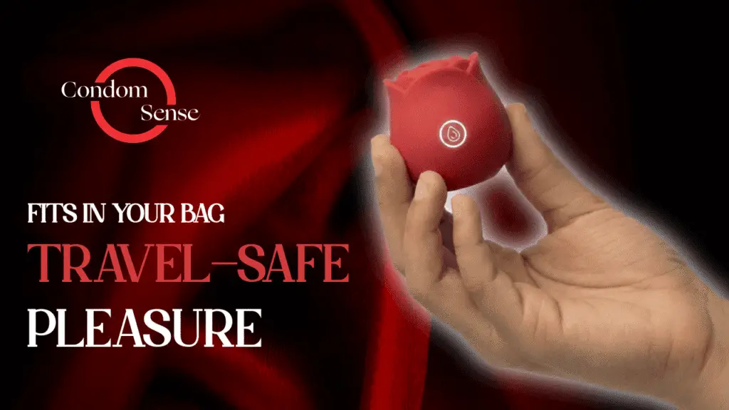 Blog banner reading Fits in Your Bag, Travel Safe Pleasure