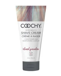 Coochy Shave Cream Island Paradise – 0.5 oz for a Smooth, Rash-Free Shave