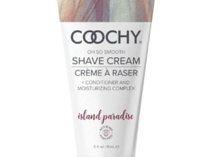 Coochy Shave Cream Island Paradise – 0.5 oz for a Smooth, Rash-Free Shave